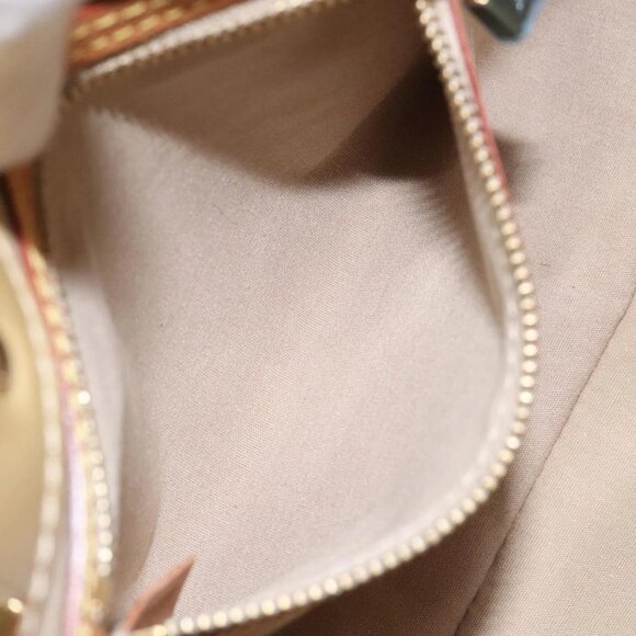 LOUIS VUITTON Monogram Vernis Reade PM Hand Bag Beige M91334 LV Auth 120540 - Picture 12 of 16